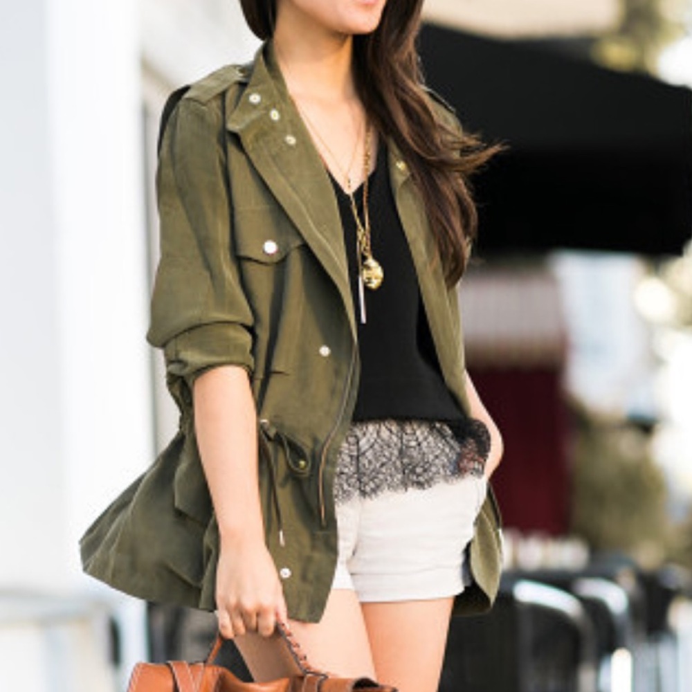 BAR III | Olive Utility Jacket | Small